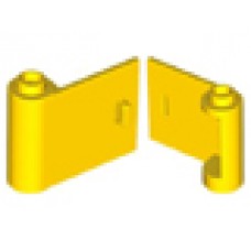 Part 92262 Yellow Door 1 x 3 x 2 Left - Open Between Top and Bottom Hinge (New Type) 